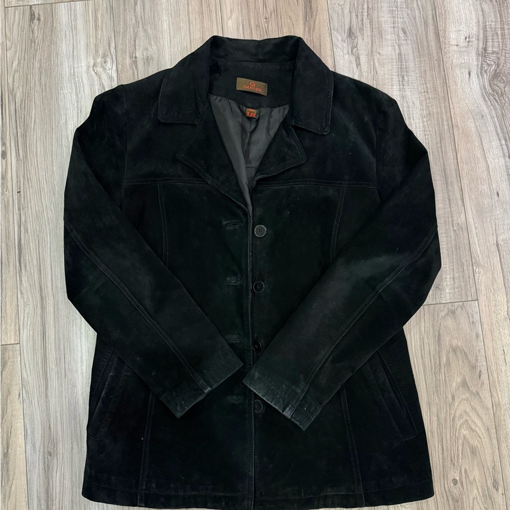 Danier Black Suede Jacket
